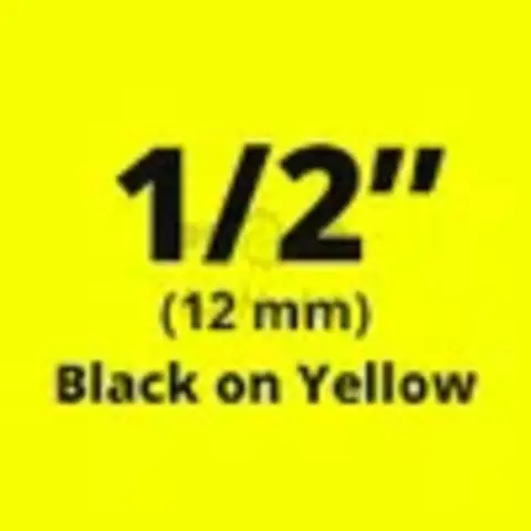 Лента Epson Tape - LK4YBW Strng adh Blk, Yell 12, 9