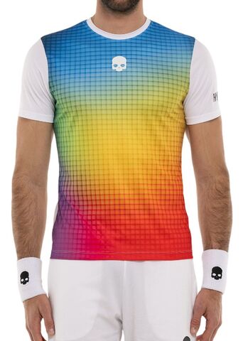 Теннисная футболка Hydrogen Spectrum Tech T-shirt - white