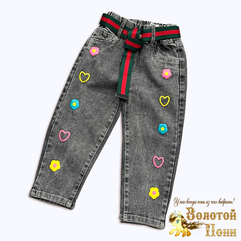 Джинсы девочке (2-7) 250425-G1524
