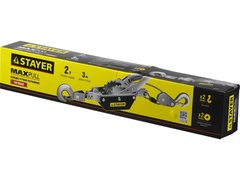 STAYER MAXPull, 2 т, 2 м, ручная рычажная лебедка (4310-2)