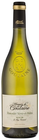 Вино Marquis de Goulaine, Muscadet de Sevre et Maine Sur Lie AOP, 0.75 л