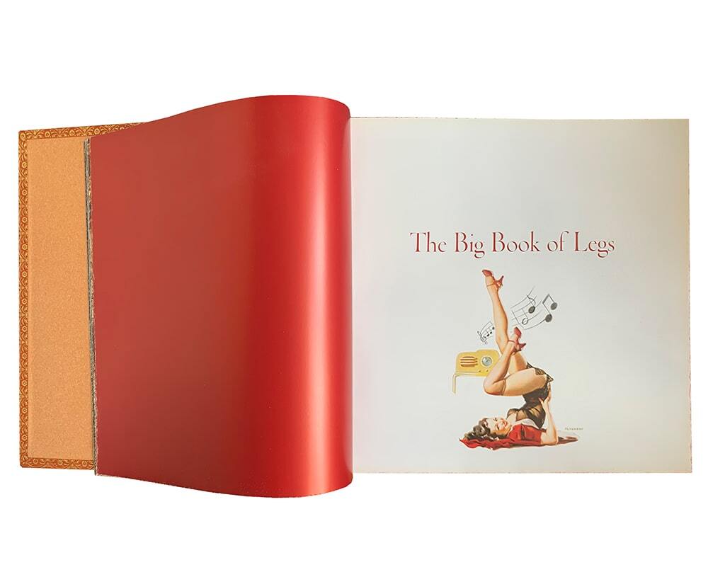 Купить подарочный альбом The Big Book of Legs в кожаном переплете