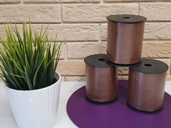 Лента полипропиленовая КОРИЧНЕВАЯ 500 метров