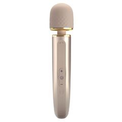Бежевый жезловый вибратор Power Wand - 29 см. - 