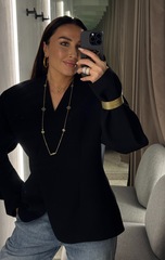 Бодичейн снежинка в цвете золото