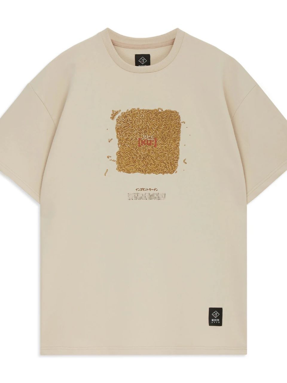 Футболка CUP NOODLES бежевая