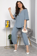 Костюм Летняя соната (серо-голубой) К13716-15М LT Collection