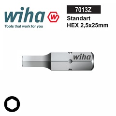 Бита шестигранная HEX 2,5 х25мм Standart Wiha 7013Z 01704