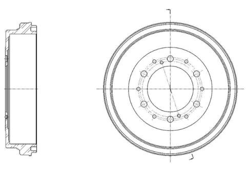 Барабан тормозной G-brake  GD-06641