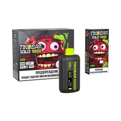 Tikobar Solo 9000 - Strawberry Kiwi Bubble Gum (Клубника Киви Жвачка)