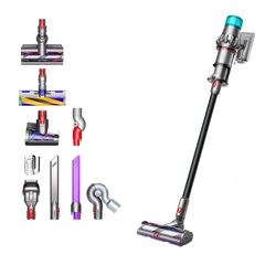 Беспроводной вертикальный пылесос Dyson V15 Detect+ (SV22), Metallic black (Черный металлик)