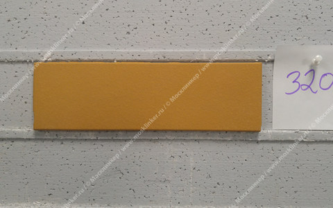 Stroeher - 320 sandgelb, Keravette, unglasiert, неглазурованная, гладкая, 240x71x11 - Клинкерная плитка для фасада и внутренней отделки