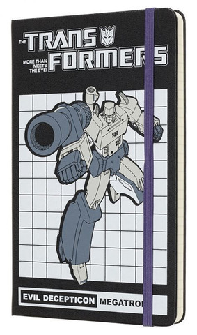 Блокнот Moleskine Transformers LE, цвет синий, в линейку