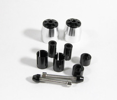 Грузики руля универсальные серебристые R-34