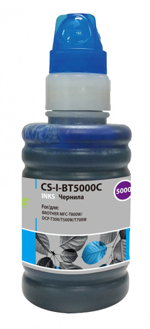 Чернила Cactus CS-I-BT5000C Голубой / Cyan 100мл для Brother DCP-T300/T500W/T700W/MFC-T800W