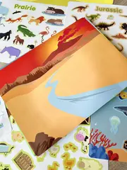 Многоразовые наклейки 