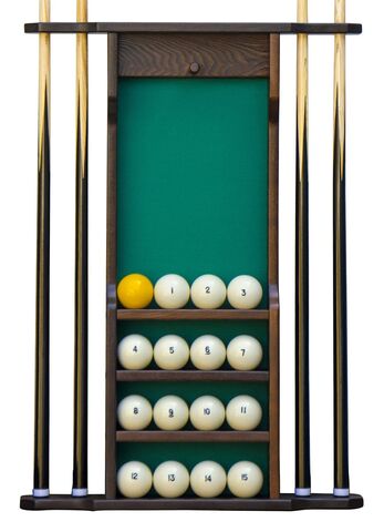 Киевница настенная универсальная из ясеня (цвет черный орех, 86 х 63 х 9 см)