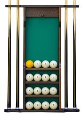 Киевница настенная универсальная из ясеня (цвет черный орех, 86 х 63 х 9 см)