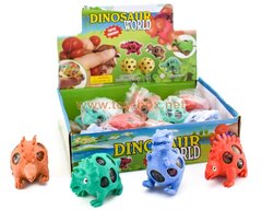 Антистресс Давилка - Динозавр, в уп 12шт, цена за шт.