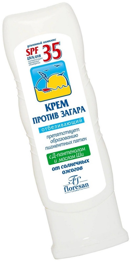 Против загара для лица. Floresan крем против загара отбеливающий SPF-35 125мл. Floresan солнцезащитный крем 125 мл. Крем-блок от загара, Floresan, SPF 45, 125 мл, 113-фл. Флоресан крем блок 113.