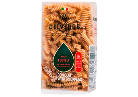 Макароны Фузилли из нута Delverde, 450г