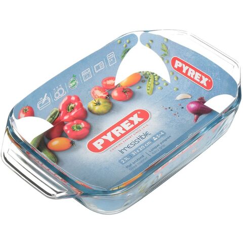Форма для выпечки стекло, 20х31 см, 2.1 л, прямоуг, Pyrex, Irresistible, 407B000/7046
