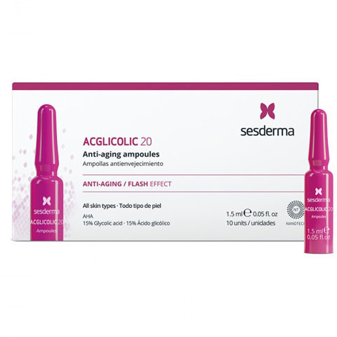 Sesderma ACGLICOLIC 20: Средство в ампулах с гликолевой кислотой (Ampoules)