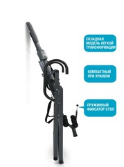 Инверсионный стол Start Line Traction с подушкой SLFIT03S-GS серо-серебристый