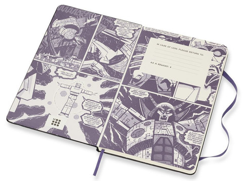 Блокнот Moleskine Transformers LE, цвет синий, в линейку