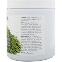 Now Foods, Solutions, European Clay Powder, 397 г (14 унций)