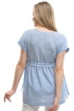 Блузка для беременных 10364 голубой