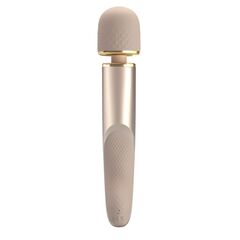 Бежевый жезловый вибратор Power Wand - 29 см. - 
