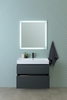 Aquanet 312876 Тумба с раковиной Aquanet Бруклин 70 цв. антрацит матовый (312876)