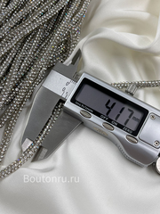 Шнур декоративный со стразами