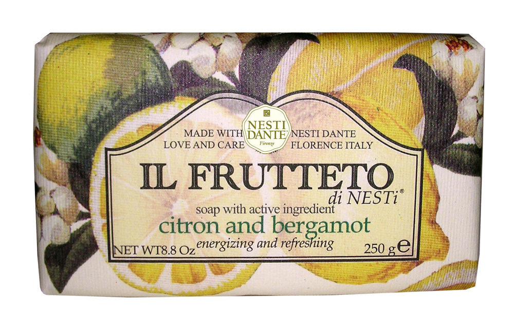 IL FRUTTETO  Citron & Bergamot / Лимон и бергамот мыло 250 гр