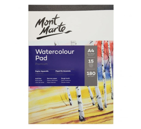 Watercolour Pad German Paper 180gsm A4