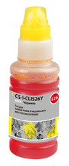 Чернила Cactus CS-I-CLI526Y желтый 100мл для Canon Pixma iP4850, MG5250, MG5150, iX6550
