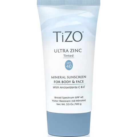 TIZO Крем солнцезащитный для лица и тела с оттенком | Ultra Zinc Spf-40 Tinted