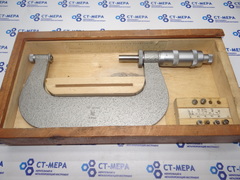 Микрометр резьбовой МВМ- 100 (75-100мм.) Ц/Д 0,01мм. (Уценка)