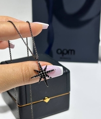 AC1006Z - Колье из серебра Meteorites Noires в стиле APM MONACO