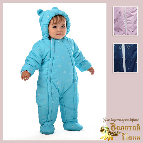 Комбинезон на велюре (62-80) 250114-RS4001