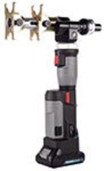 ПТ32Р-АK пресс аксиальный аккумуляторный (18V Li-ion 4Ah), в комплекте 2 аккумулятора, зарядное устройство, пресс-зажимы 16-20, 25, 32мм