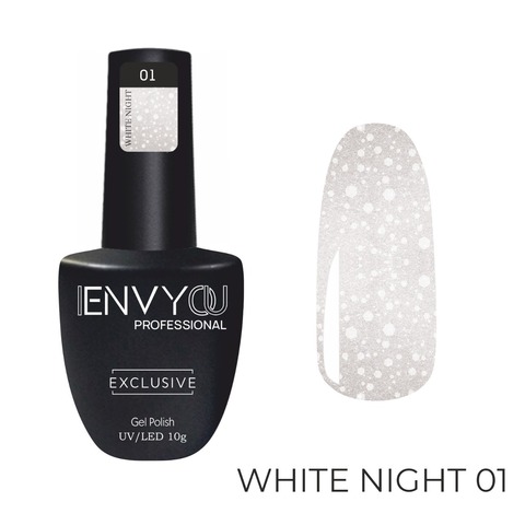 Гель-лак I ENVY YOU White night 01 10мл