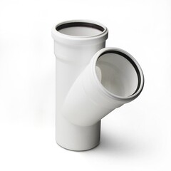 Тройник для малошумной канализации DN75х75, угол поворота 45гр. ELITE МК МПП РосТурПласт, белый