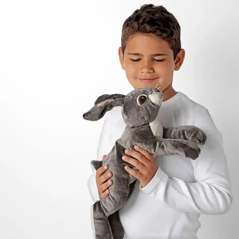 Мягкая игрушка кролик, UTLÄNDSK, размер: 40 см., материал: полиэстер