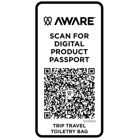 Trip Aware™ дорожная косметичка из переработанного материала 6 л