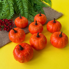 Тыква искусственная, муляж, 6*4 см., набор 4 шт.