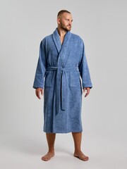 Халат мужской Комфорт-4 Виотекс ДЕНИМ