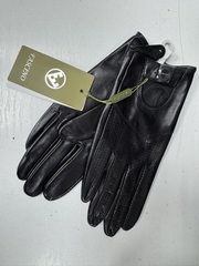 Перчатки автомобильные. Женские. Материал верха: Кожаные люкс качества. Подклад: Без подклада. 5 шт в упаковке.