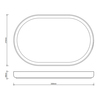 Decor Walther 0671893 Decor Walther OF.LINE TAB M Поднос, цвет: Dune
